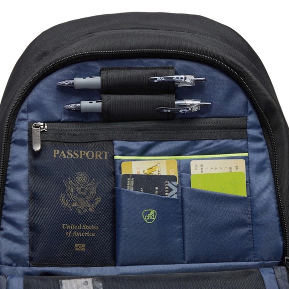 NWT Travelon 5-Point Anti-Theft Security Bag Backpack Urban Collection Black - Picture 11 of 16